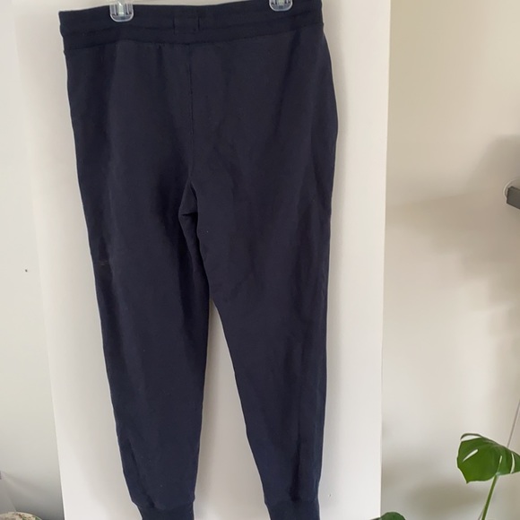 CHAMPION large logo navy jogger sweatpants track M - Picture 4 of 4